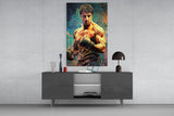 Fighter Glass Wall Art || Designer Collection.