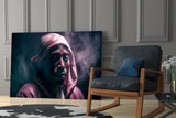 Tupac Glass Wall Art || Designer Collection.