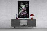 Neon Mouse Glass Wall Art || Designer Collection.