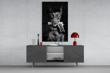 Gun Dog  Glass Wall Art || Designer Collection.