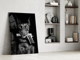 Gun Dog  Glass Wall Art || Designer Collection.