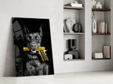 Gun Dog  Glass Wall Art || Designer Collection.