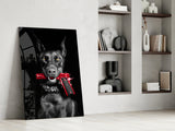 Gun Dog  Glass Wall Art || Designer Collection.