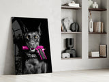 Gun Dog  Glass Wall Art || Designer Collection.