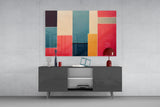 Rectangles  Glass Wall Art|| Designer's Collection.