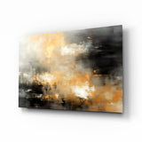 Abstract Glasbild || Designer-Kollektion - 72x46 cm