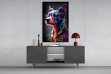 Dog Vogue Glass Wall Art|| Designer's Collection.