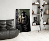 Mr. Inspector Glass Wall Art|| Designer's Collection.