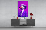 Bird Vogue Glass Wall Art|| Designer's Collection.