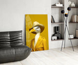Bird Vogue Glass Wall Art|| Designer's Collection.