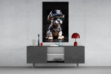 Puppy Vogue Glass Wall Art|| Designer's Collection.