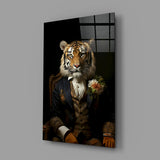 Gentleman Glass Wall Art|| Designer's Collection.