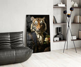 Gentleman Glass Wall Art|| Designer's Collection.