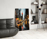 City Night Glass Wall Art|| Designer's Collection.