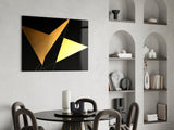 Yellow Wings Glass Wall Art|| Designer's Collection.