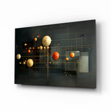 Quadro in vetro Planets || Collezione Designer - 72x46 cm