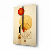 Cercles, tableau en verre || Collection Designer - 72x46 cm
