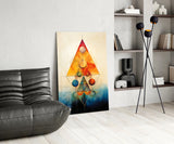 Harmony of Shapes Glass Wall Art|| Designer's Collection.