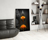 Lotus Glass Wall Art|| Designer's Collection.