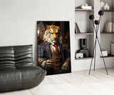 Duke Lion Glass Wall Art|| Designer's Collection.
