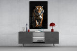 Tiger in the Dog Glass Wall Art|| Designer's Collection.