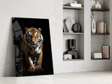 Tiger in the Dog Glass Wall Art|| Designer's Collection.