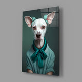 Dog Vogue Glass Wall Art|| Designer's Collection.