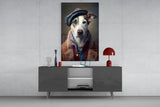 Dog Vogue Glass Wall Art|| Designer's Collection.
