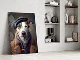 Dog Vogue Glass Wall Art|| Designer's Collection.