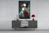 Dog Vogue Glass Wall Art|| Designer's Collection.