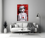 I Love Life Glass Wall Art || Designer Collection.