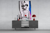 I Love Life Glass Wall Art || Designer Collection.