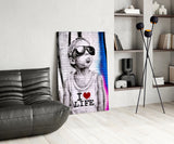 I Love Life Glass Wall Art || Designer Collection.