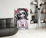 I Love Life Glass Wall Art || Designer Collection.