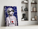I Love Life Glass Wall Art || Designer Collection.