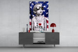 I Love Life Glass Wall Art || Designer Collection.