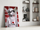 I Love Life Glass Wall Art || Designer Collection.