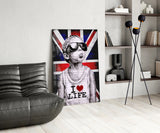 I Love Life Glass Wall Art || Designer Collection.