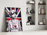 I Love Life Glass Wall Art || Designer Collection.