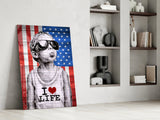 I Love Life Glass Wall Art || Designer Collection.