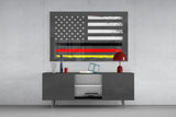USA - Germany Flag Glass Wall Art || Designer Collection.