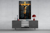 Cross Glass Wall Art || Designer Collection.