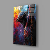 Cross Glass Wall Art || Designer Collection.