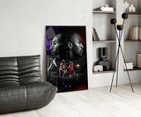 Bryant vs Jordan Glass Wall Art || Designer Collection.