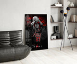 Jordan Glass Wall Art || Designer Collection.