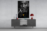 Kobe Bryant Glass Wall Art || Designer Collection.