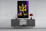 King James Glass Wall Art || Designer Collection.