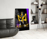 King James Glass Wall Art || Designer Collection.