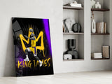 King James Glass Wall Art || Designer Collection.