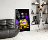 King James Glass Wall Art || Designer Collection.
